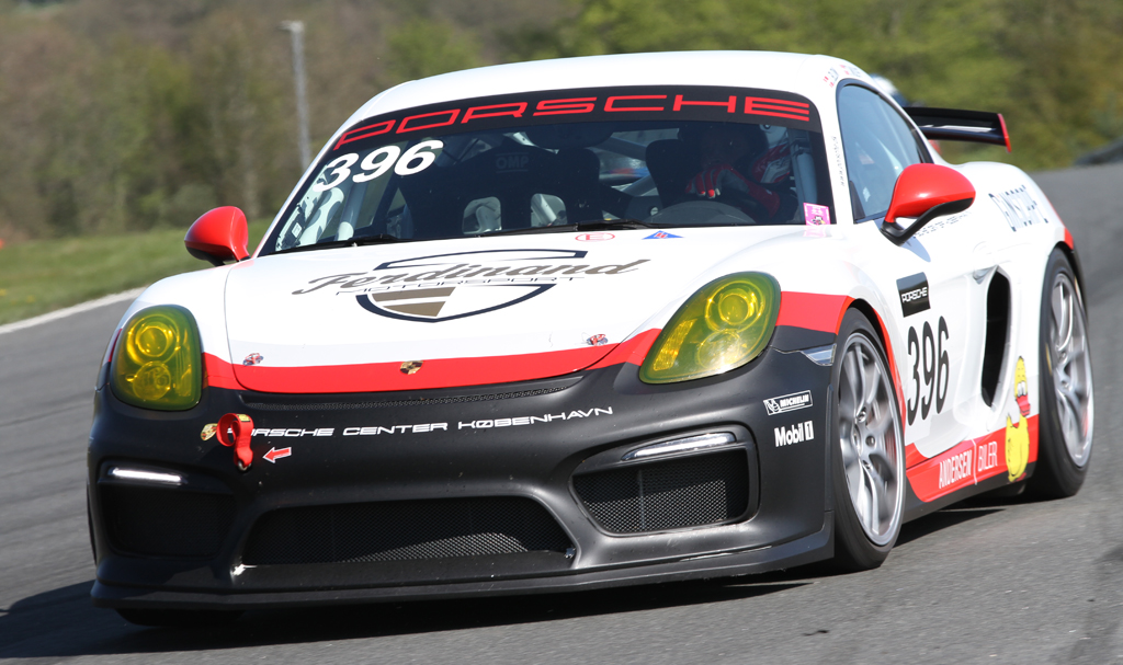 Jesper Blom i Porsche Cayman
(Foto: Motorsporten.dk)